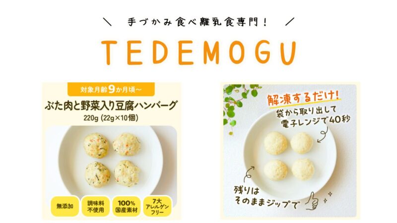 離乳食宅配サービス「テデモグ」