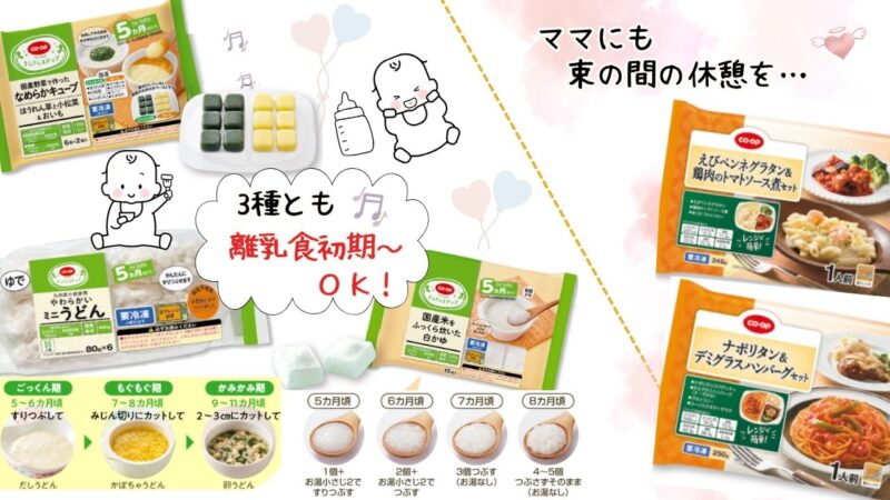 コープデリお試し離乳食&ランチセットの内容
