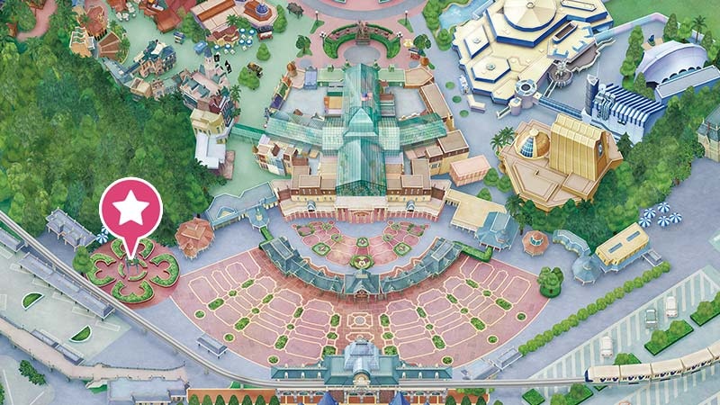 ディズニーランドのピクニックエリア場所