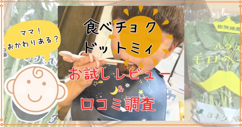 「食べチョク ドットミィ」お試しセットの口コミは？3歳児の反応も紹介