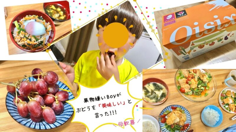 オイシックスお試しセット3歳が体験